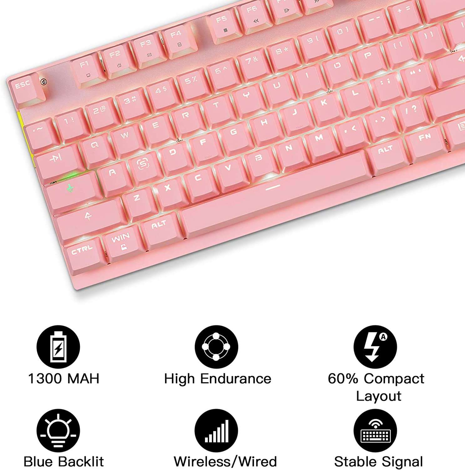 Pink Razor Gaming Mouse deals and Pink Motospeed Keyboard