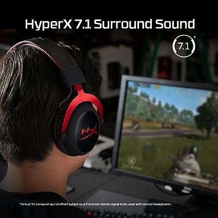 HyperX Cloud 2 Wired Gaming Headset With USB Soundcard