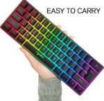 KUIYN V700 60% RGB Streamer Wired Gaming Keyboard