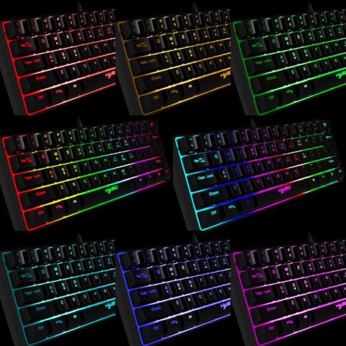 KUIYN V700 60% RGB Streamer Wired Gaming Keyboard