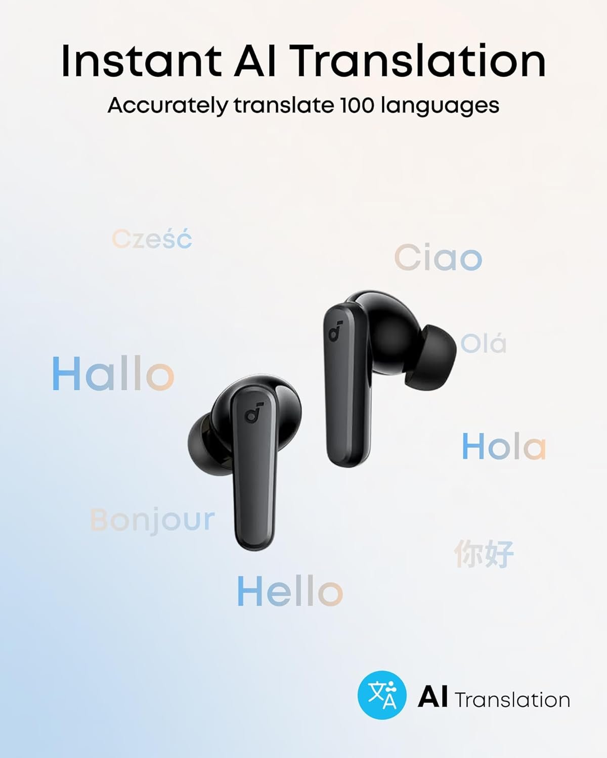 Soundcore Anker P20i Wireless Earbuds – BassUp Technology, 30H Playtime, Bluetooth 5.3, AI Clear Calls, IPX5 Waterproof Soundcore Anker P20i Wireless Earbuds – BassUp Technology, 30H Playtime, Bluetooth 5.3, AI Clear Calls, IPX5 Waterproof