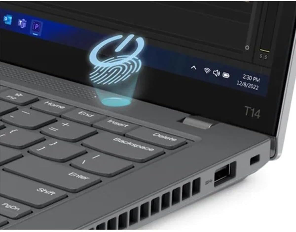Lenovo ThinkPad T14 Gen 3 – Ryzen 5 Pro 6650U, 16GB DDR5 RAM, 256GB NVMe SSD, 14" FHD+ Touch, Fingerprint & Face Reader, Magnesium Body Lenovo ThinkPad T14 Gen 3 – Ryzen 5 Pro 6650U, 16GB DDR5 RAM, 256GB NVMe SSD, 14" FHD+ Touch, Fingerprint & Face Reader, Magnesium Body