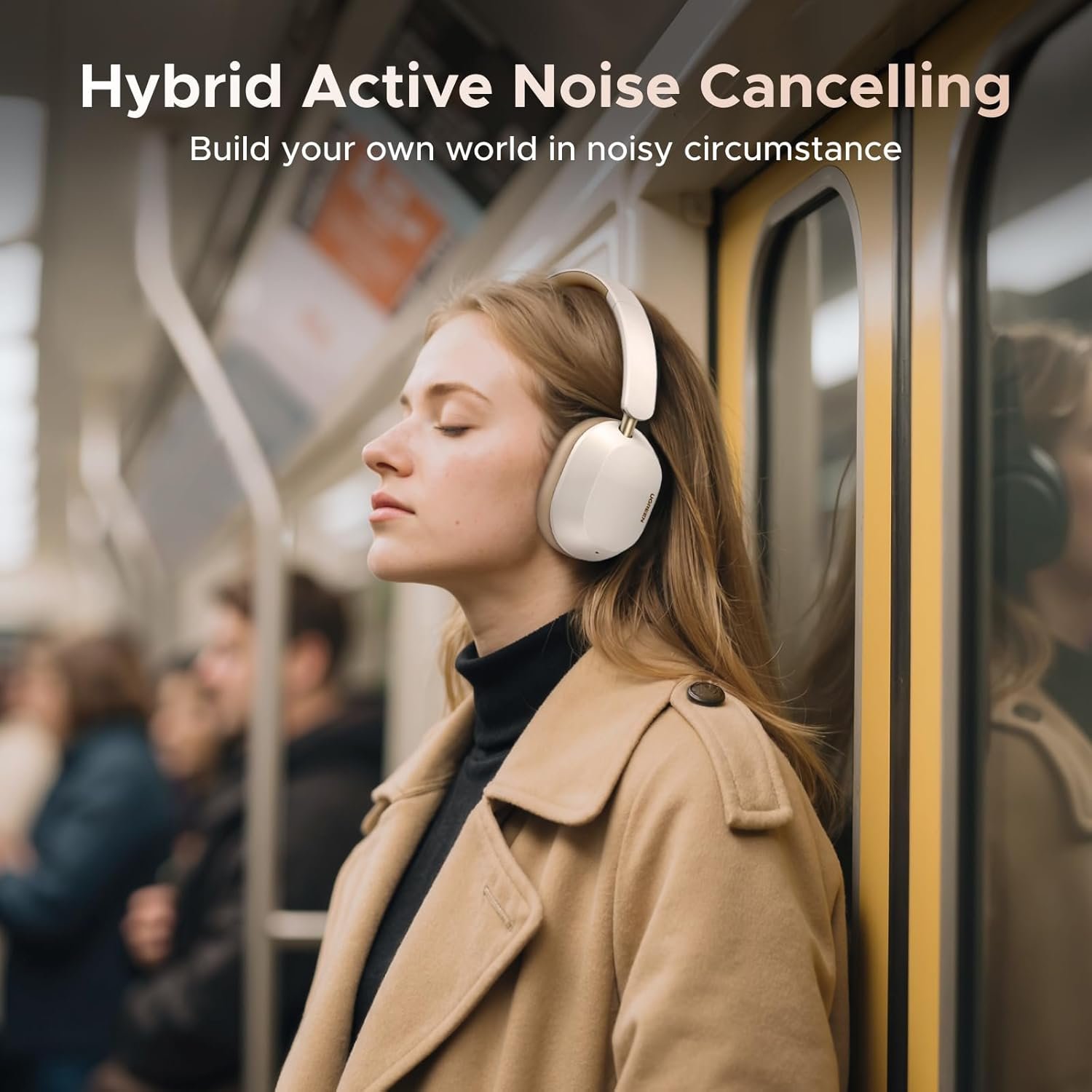 Ugreen HiTune Max5C Hybrid ANC Headphones – immersive sound, 40mm drivers, AI noise reduction, Bluetooth 5.3, 30h battery, comfortable over-ear design. Ugreen HiTune Max5C Hybrid ANC Headphones – immersive sound, 40mm drivers, AI noise reduction, Bluetooth 5.3, 30h battery, comfortable over-ear design.